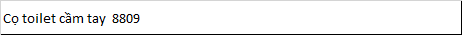 Cọ toilet cầm tay  8809