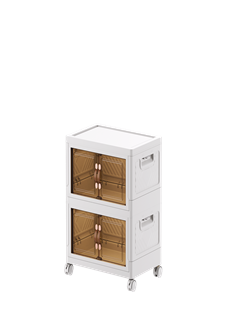 Tủ để đồ đa năng gấp gọn thông minh size 45cm 2 tầng