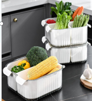 Rổ 2 lớp chia ngăn - 2 ngăn