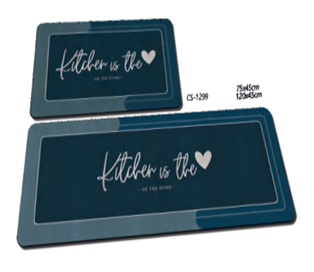 Thảm nhà bếp siêu thấm chống trơn trượt CS-1299 120x45cm