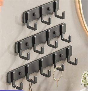 Thanh móc dán tường - 5 móc