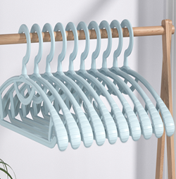 Bộ 5 móc treo quần áo chống trượt tiện dụng - màu xanh dương