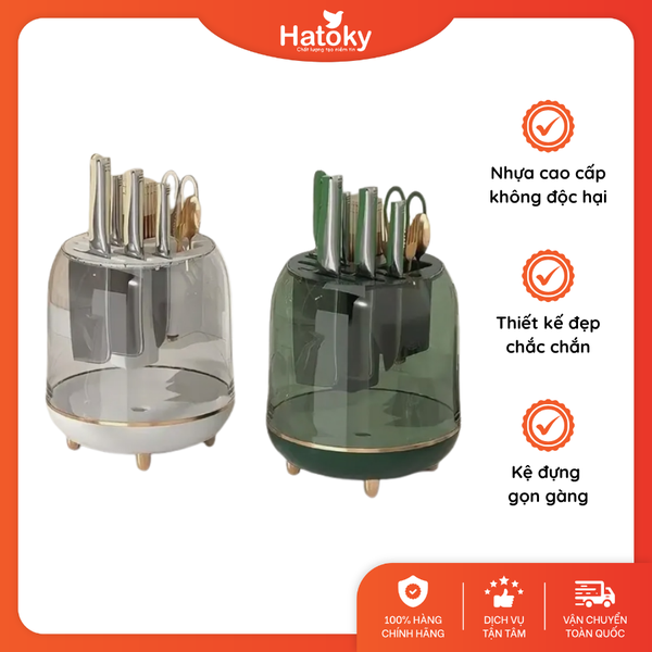 Kệ dao kéo nhà bếp - Màu Trắng