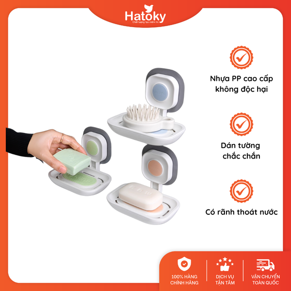 Khay xà bông dán tường - Xanh biển