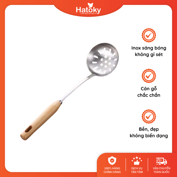 Muỗng lỗ thép không gỉ cao cấp MSD-3892