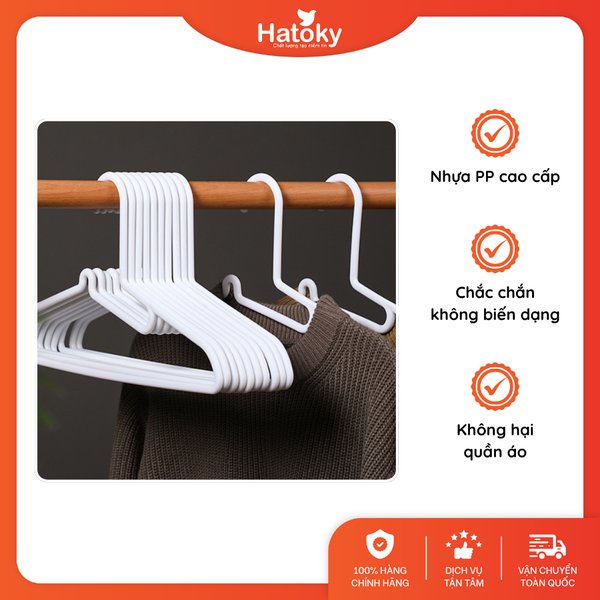 Set 10 móc treo đồ OGYJ-1010BW