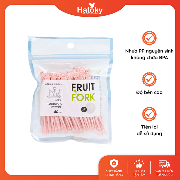 Túi 20 dĩa ăn hoa quả cao cấp – Tiện lợi, sạch đẹp
