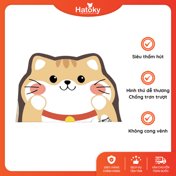 Thảm chùi chân hình thú 3D SHP-002