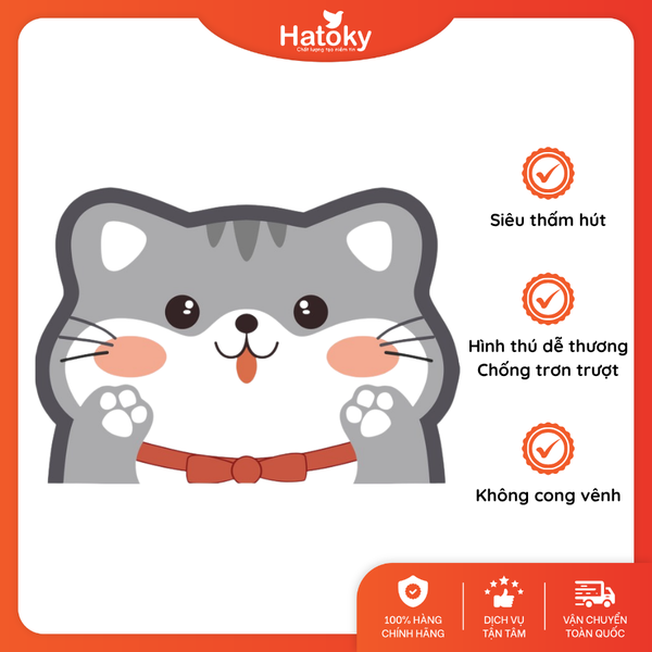 Thảm chùi chân hình thú 3D SHP- 003