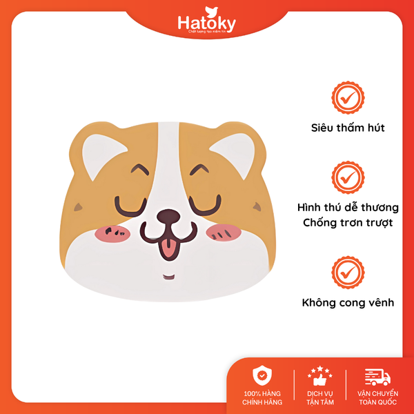 Thảm chùi chân hình thú 3D SHP- 008