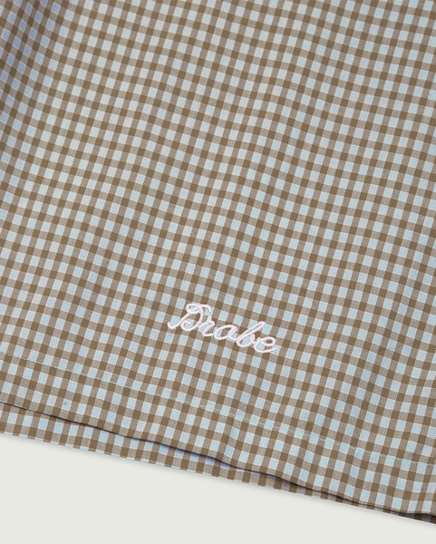 Easy Plaid Shorts - Blue & Tan