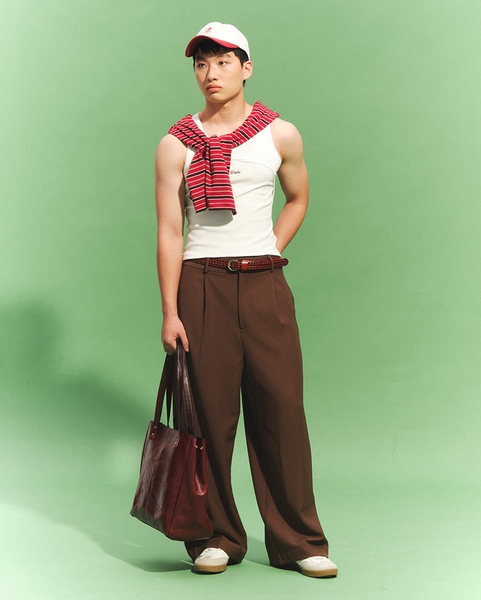 Essential Embroidered Tank - Off-white