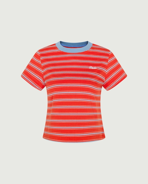Cropped Striped Tee
