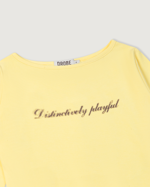 Contour Tee - Butter Yellow
