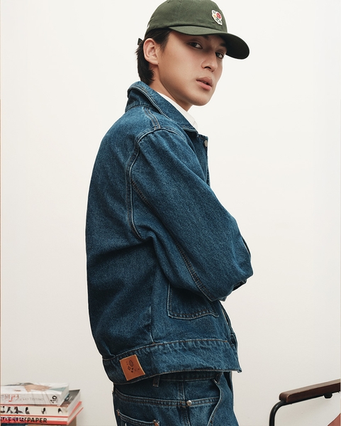 Cropped Denim Jacket - Classic Denim