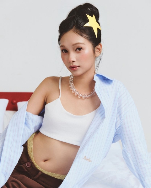 Striped Long-sleeve Shirt - Sky Blue