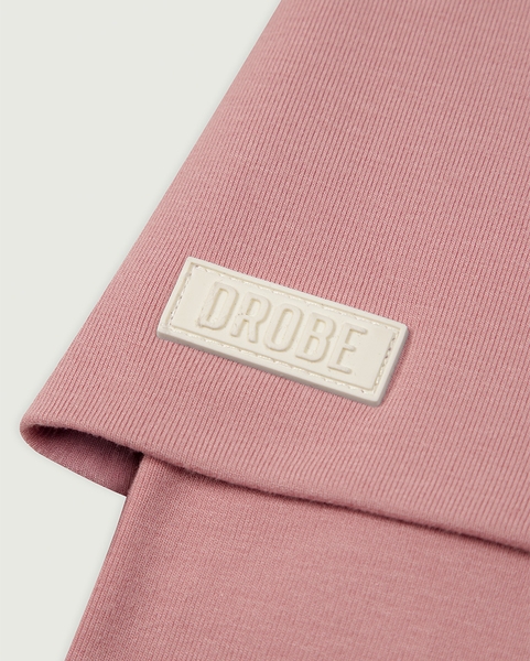 Foldover Capri Leggings - Pastel Pink