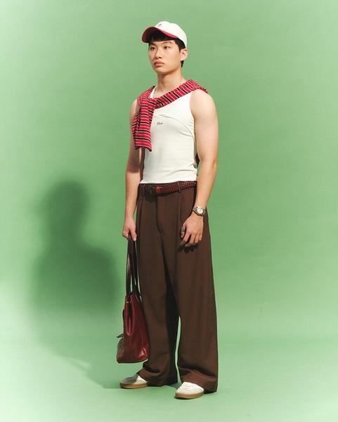 Essential Embroidered Tank - Off-white