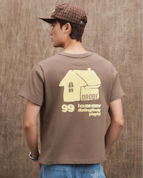 House Crew Tee - Olive Brown