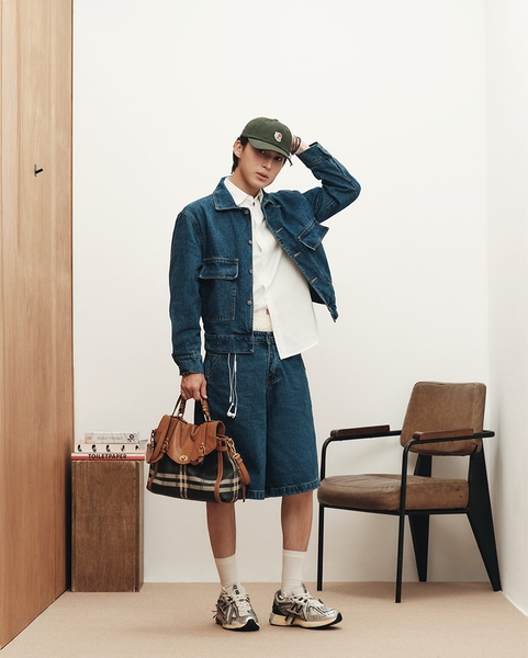 Cropped Denim Jacket - Classic Denim