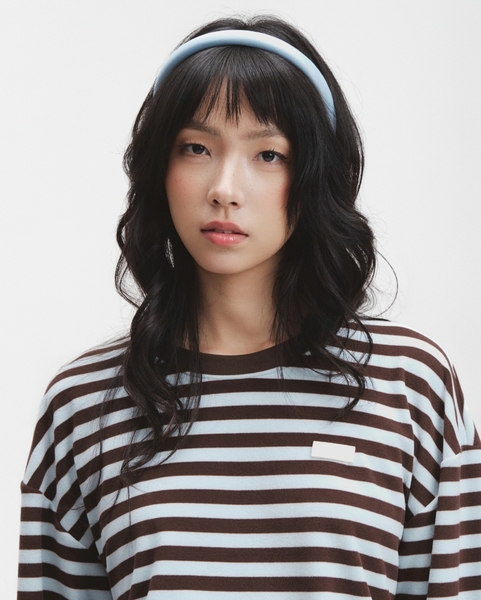 Autumn Striped Long-sleeve Tee - Chocoblue