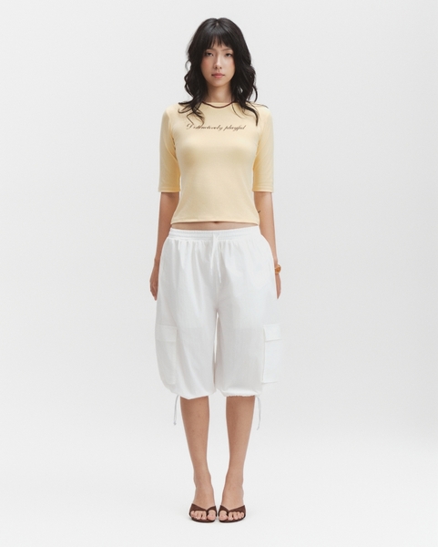 Contour Tee - Butter Yellow