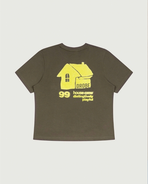 House Crew Tee - Olive Brown