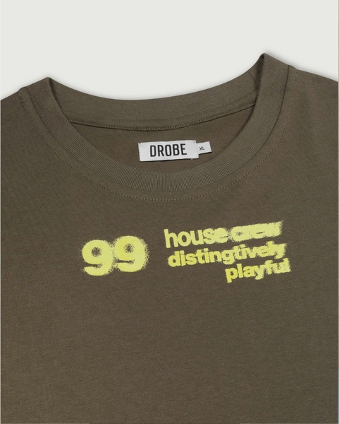 House Crew Tee - Olive Brown