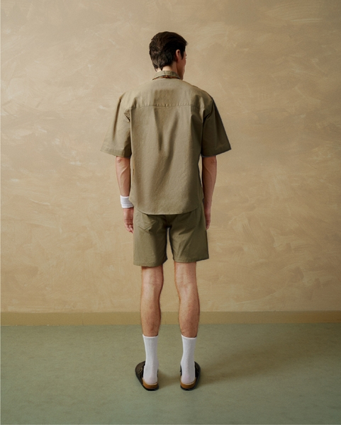 Uniform Straight Shorts - Olive