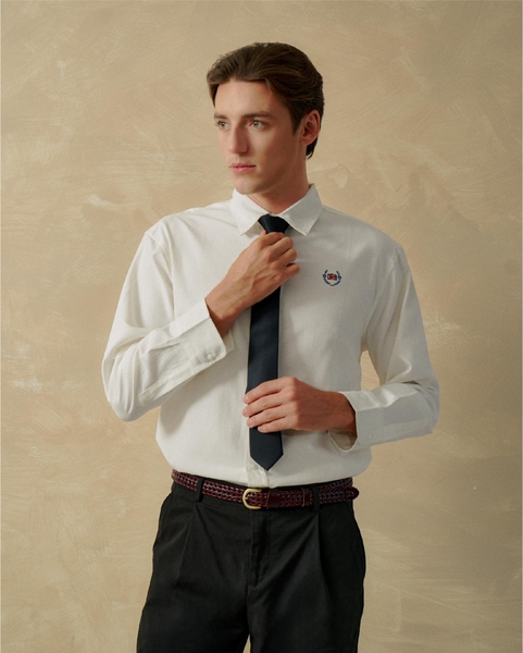 Crest Essential Oxford Shirt - Smoke