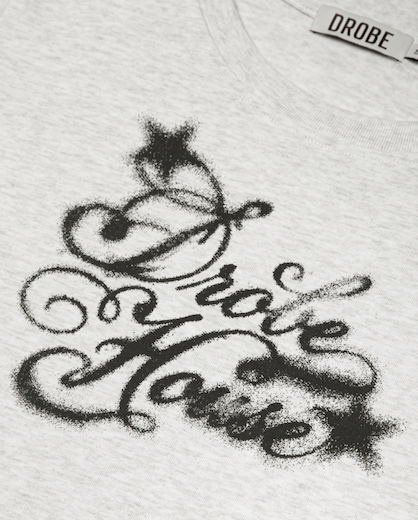 Faded Baby Tee - Melange White
