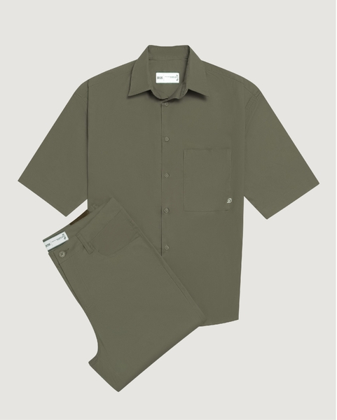 Uniform Straight Shorts - Olive