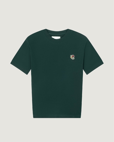 Floret Essential Boxy Tee - Pine Green