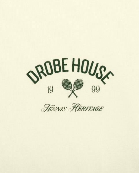 Racquets Boxy Tee - Cream