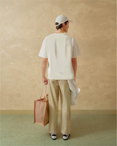 Racquets Boxy Tee - Cream