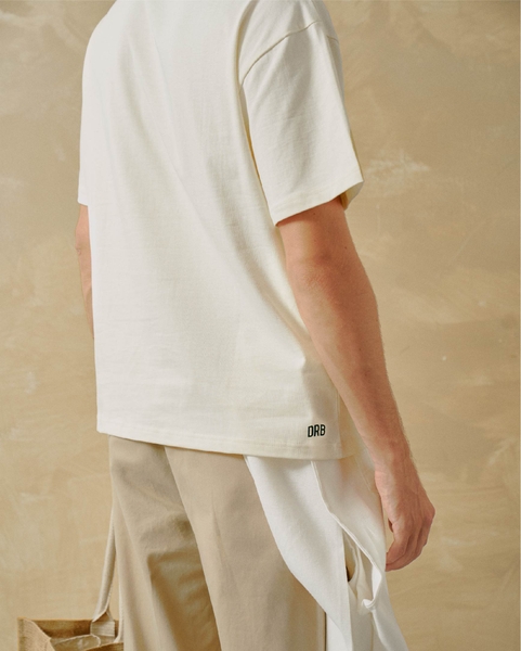 Racquets Boxy Tee - Cream