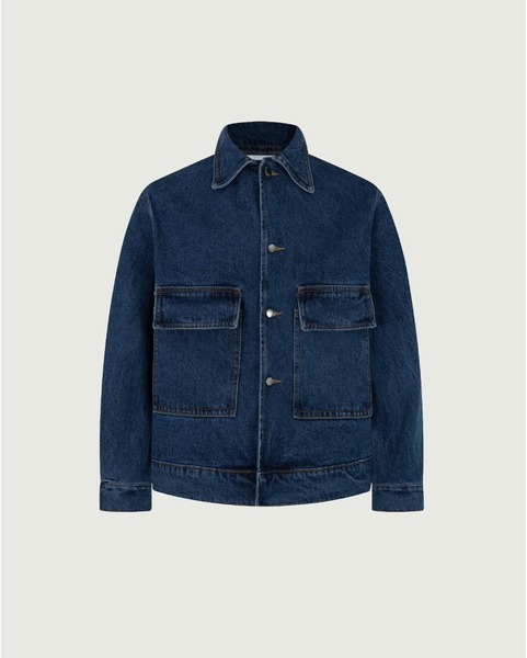Cropped Denim Jacket - Classic Denim
