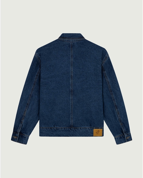 Cropped Denim Jacket - Classic Denim