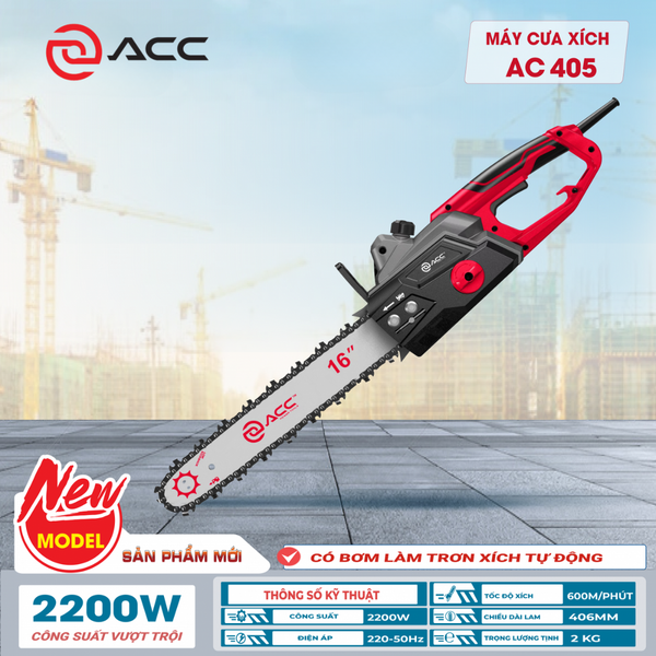 Máy cưa xích điện ACC AC405
