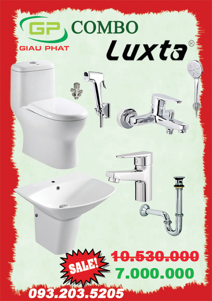 Combo thiết bị vệ sinh LUXTA