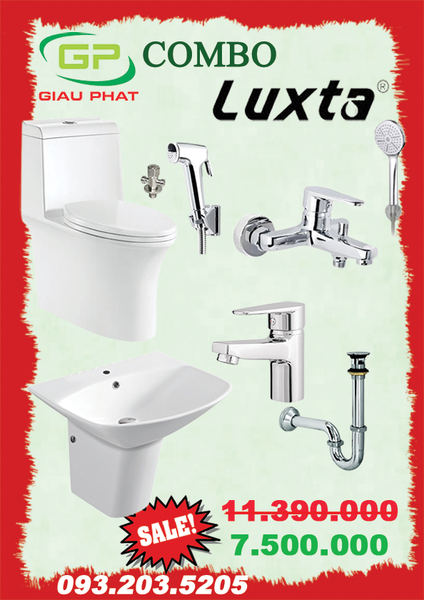 Combo thiết bị vệ sinh LUXTA
