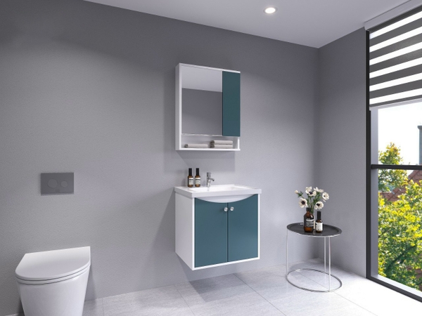 Tủ Lavabo Nhựa PVC Cao Cấp 600mm