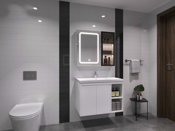 Tủ Lavabo Nhựa PVC Cao Cấp 800mm