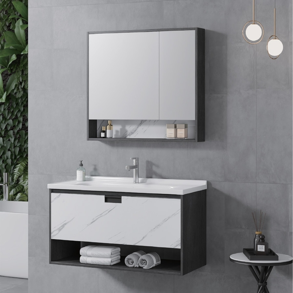 Tủ Lavabo PlyWood Laminate Cao Cấp 800mm