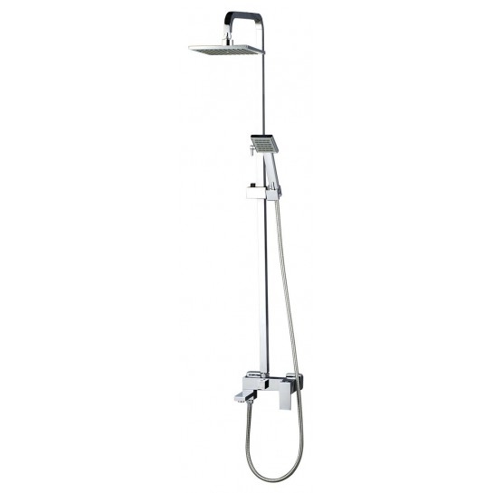 Sen Tắm Cây Nóng Lạnh Bát Vuông Tay Sen 1 chế độ CAESAR S668C