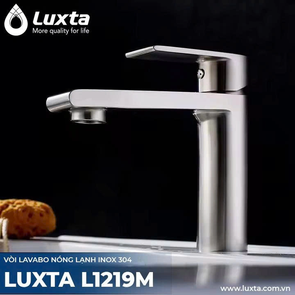 Vòi lavabo nóng lạnh LUXTA L1219M