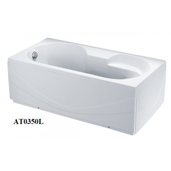 Bồn tắm chân yếm trái 1500cm CAESAR AT0350L(R)