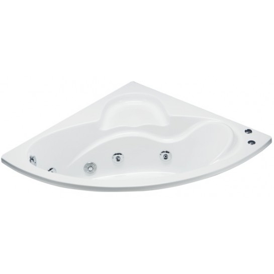 Bồn tắm góc massage không chân yếm 1220cm CAESAR MT5120A