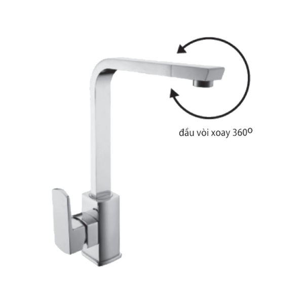 Vòi Rửa Chén Nóng Lạnh LUXTA L3225