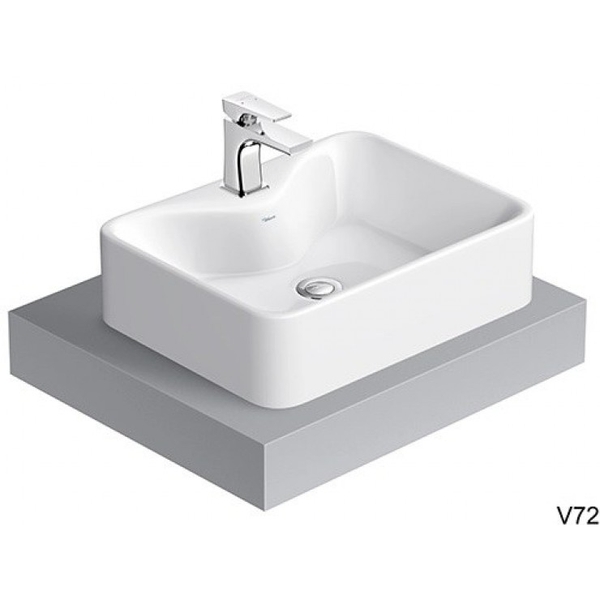 Lavabo Đặt Bàn VIGLACERA V72 Nano Titan